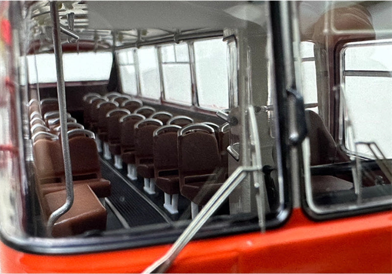 DEMPRICE Russian 695 Bus red 1:43 Bus Pre-built Model view10