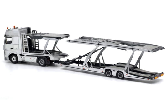 1:64 Mercedes-Benz Actros High top electronic mirror LHD  Silver Unique Model x Tiny  DIECAST Model