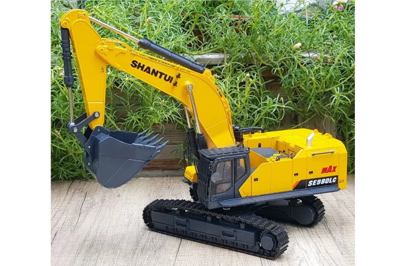 SHANTUI SE980LC Large-Scale Mining Excavator Yellow 1:35 Truck Pre-built Airliner Model Display view9
