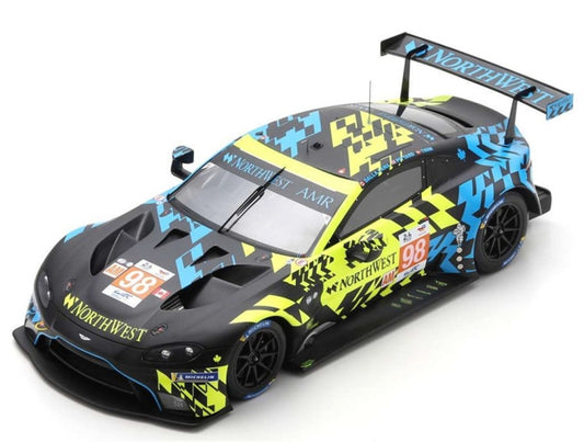 spark ASTON MARTIN - VANTAGE AMR NORTHWEST AMR - 3rd LMGTE AM 24H LE MANS 2022 #98 P.DALLA LANA - D.PITTARD - N.THIIM Michelin 1:18 Car Pre-built Model view2
