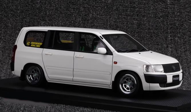 Ignition Model Toyota Probox GL NCP51V MPV white 1:18car Pre-a Model