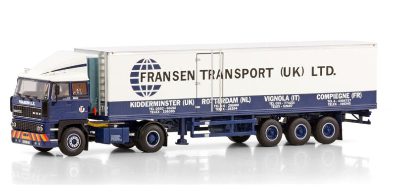 WSI DAF 2800 4X2 CLASSIC REEFER Fransen Transport UK 1:50 Model