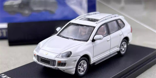 SW Porsche Cayenne Turbo S White Limited Edition 499PCS ONLY 1:64 car Pre-built Model view1