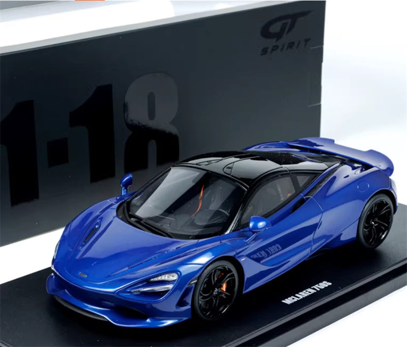 1:18 McLaren 750S LBWK Coupe  Blue  GT SPIRIT Without display box Limited Edition Resin Car Model