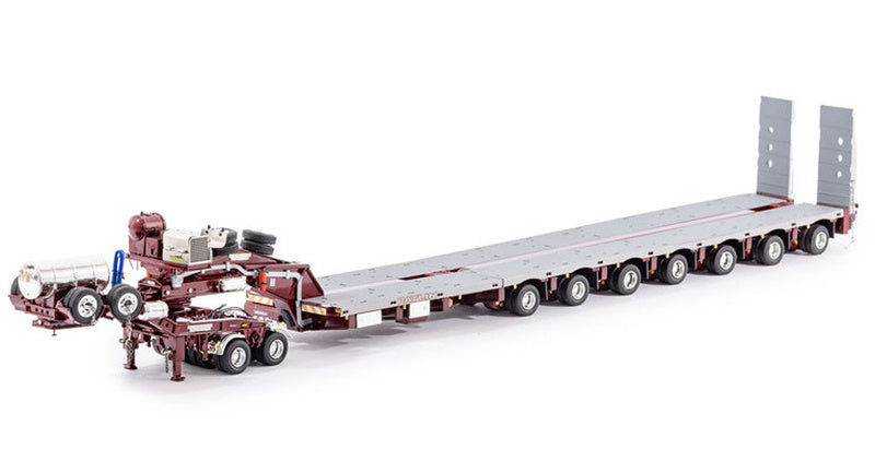 Drake 7x8 Steerable Low LoaderTrailer with 2x8 Dolly Patlin 1/50 DIECAST Truck