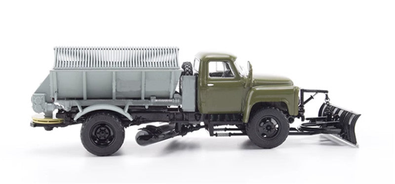 StartScaleModels Russia PR-53(52) Snowplow Sand Spreader 1/43 Truck Pre-built Model
