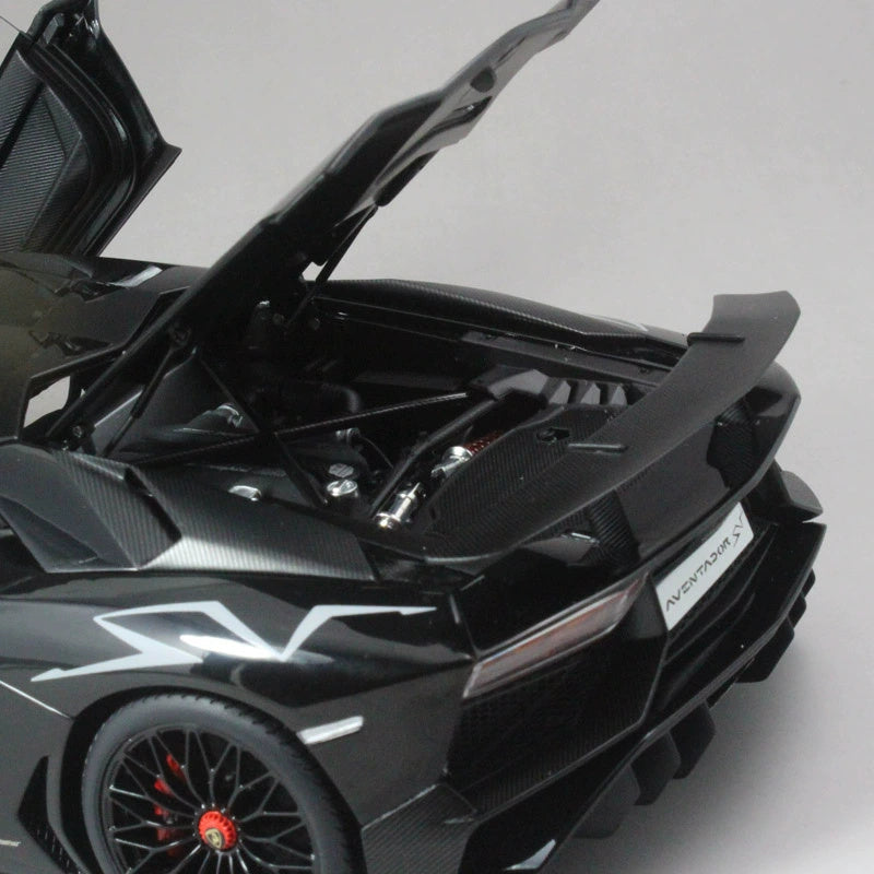 AUTOART Lamborghini Aventador LP750-4 SV Black 1/18 car Pre-a Model