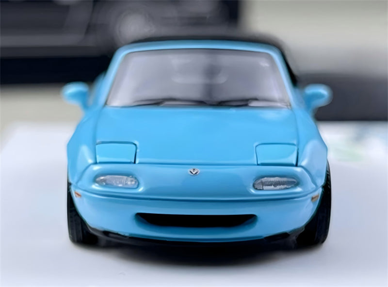 1:64 Mazda MX-5 blue ATS DIECAST Civil Car Model