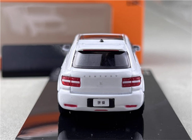 GCD Toyota Century 3rd Generation G70 SUV white left hand drive 1:64 Car Pre-built Model view7