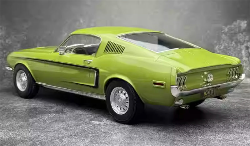 NOREV 1968 Ford Mustang Fastback GT light green 1:12 Car Pre-built Model view4