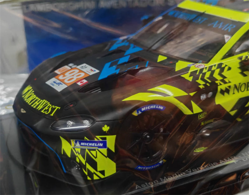 spark ASTON MARTIN - VANTAGE AMR NORTHWEST AMR - 3rd LMGTE AM 24H LE MANS 2022 #98 P.DALLA LANA - D.PITTARD - N.THIIM Michelin 1:18 Car Pre-built Model view5