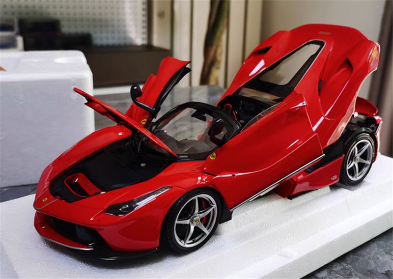 BBR MODELS LAFerrari APERTA Red convertible 1/18 DIECAST CAR