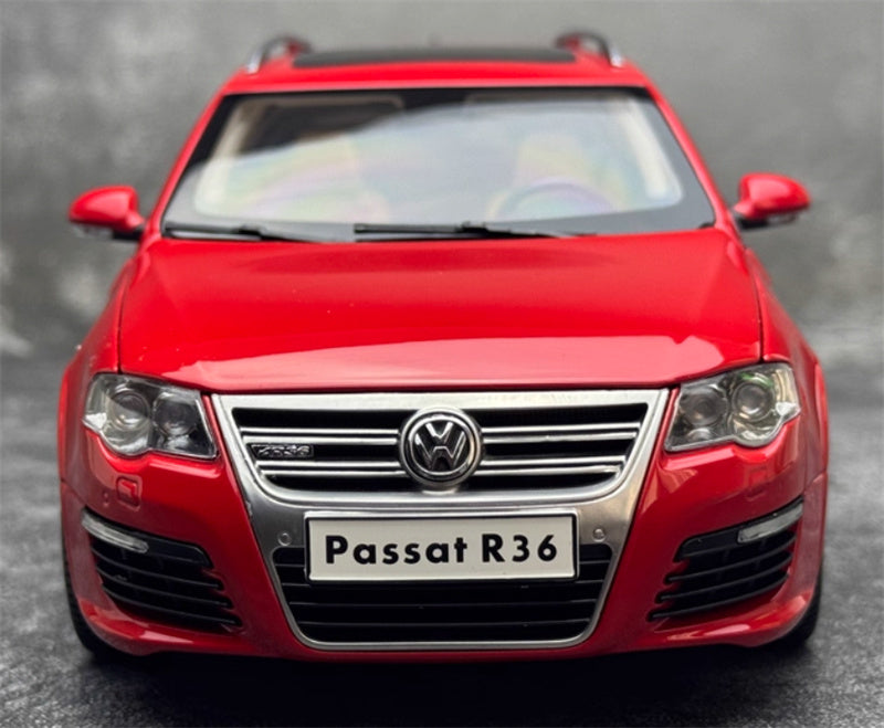 NZG Volkswagen VW Passat Estate R36 Classic ceramic jar Car Red with pedal Limited Edition 199PCS ONLY 1:18 Car Pre-built Model view7