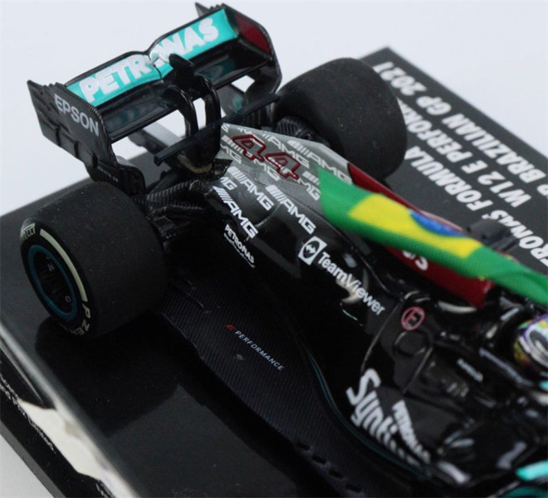 MINICHAMPS MERCEDES AMG W12 LEWIS HAMILTON 2021 LTD 1248PCS ONLY 1:43 Car Model view6