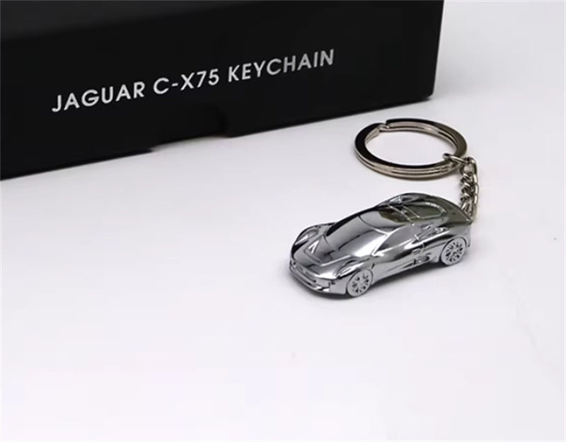1:87 Jaguar C-X75  silver  FLOZ  DIECAST Keychain Model