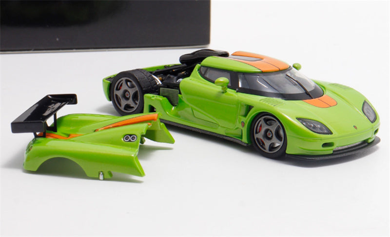 Autobots Models Koenigsegg CCGT Green 1:64 Car Pre-built Model view1