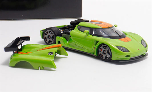 Autobots Models Koenigsegg CCGT Green 1:64 Car Pre-built Model view1