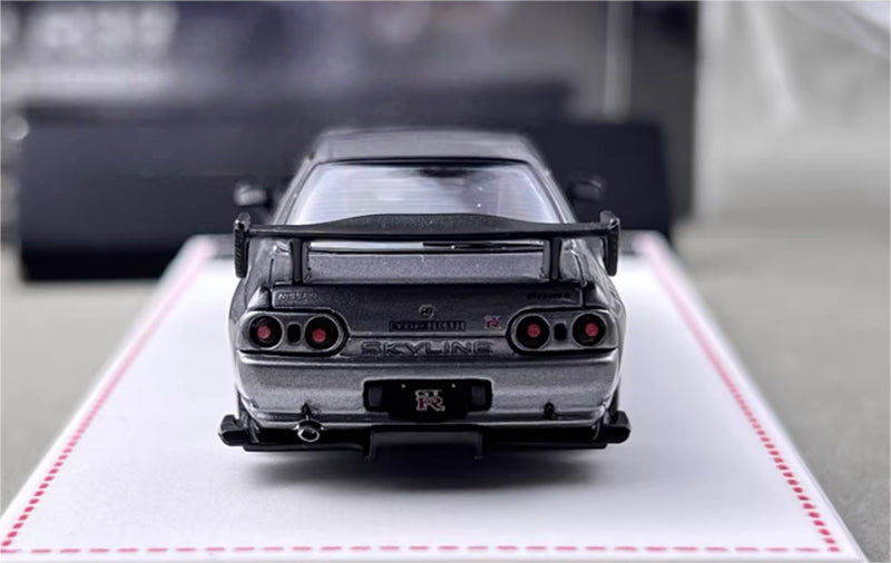 Focal Horizon Nissan Skyline GT-R R32 Grey Black Cover Limited Edition 699PCS ONLY 1:64 Car Pre-built Model view6