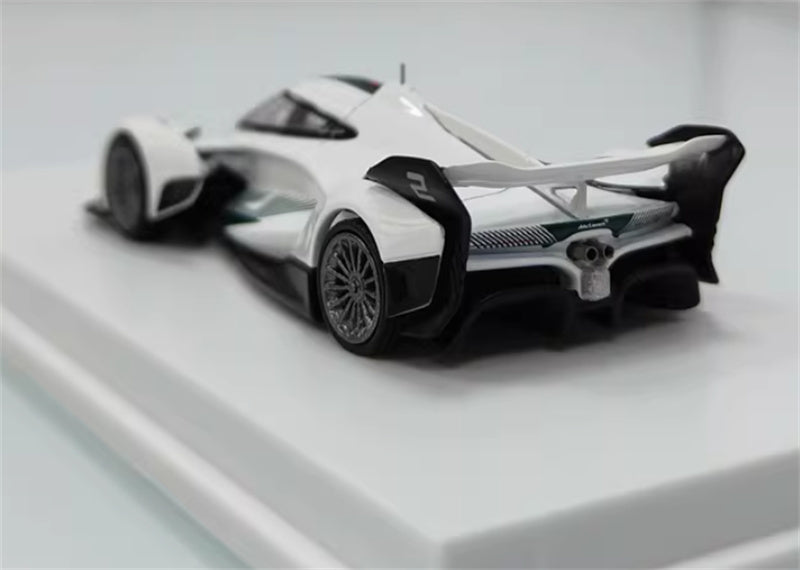 LMLF MODEL Mclaren solus GT supercar white 1:64 Car Pre-built Model view3