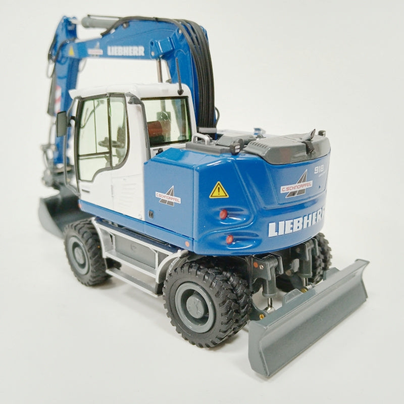 NZG Liebherr A918 Compact C.SCHNORPFEIL Wheeled Excavator 1:50 Truck Pre-built Model