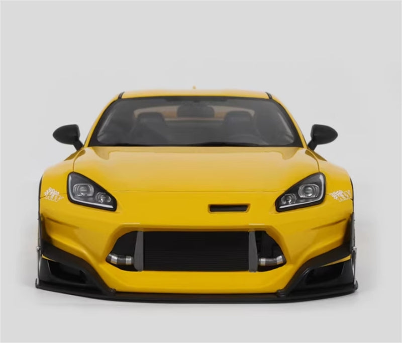 1:18 Toyota GR86 Rocket Bunny  Yellow GT SPIRIT  Resin Model