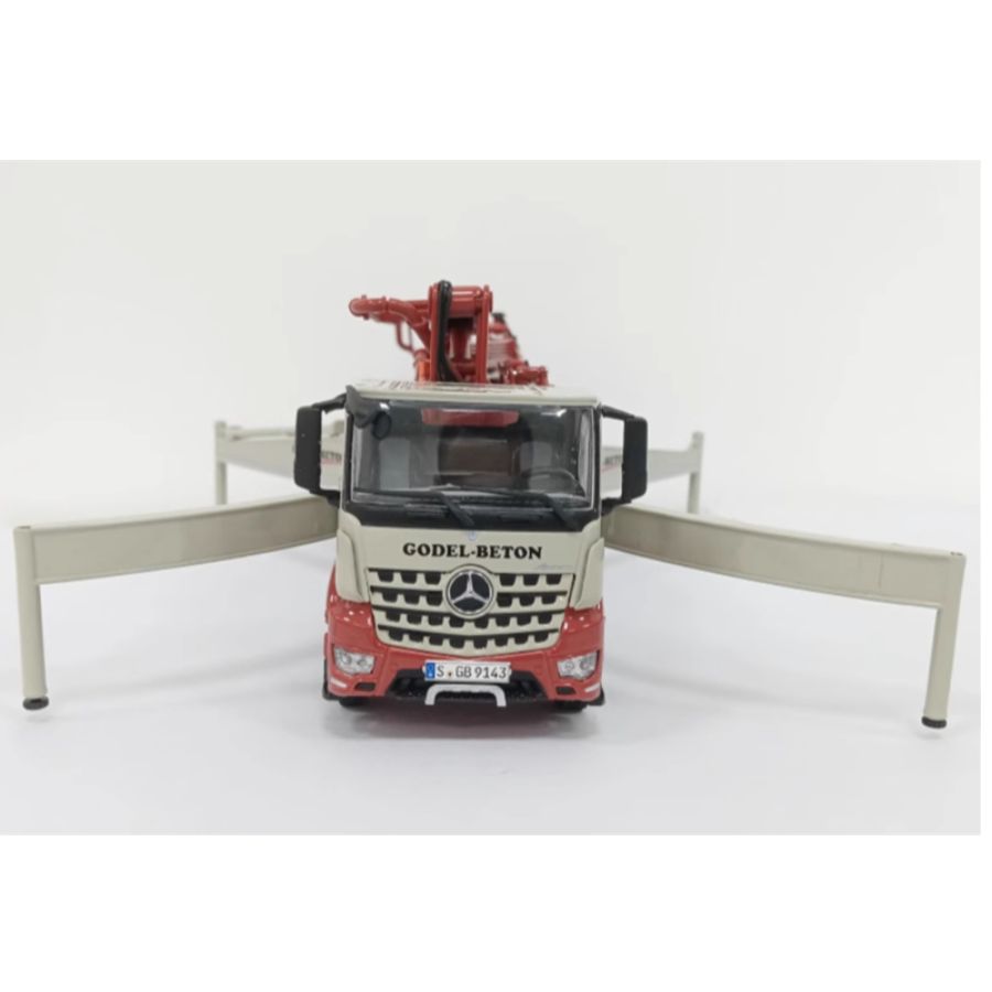 NZG SCHWING S43 SX III Pump Truck Lorry Godel Beton 1:50 DIECAST Truck Lorry