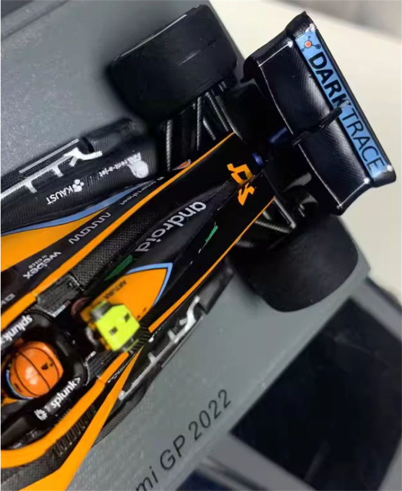 Spark McLaren MCL36 Miami #4 GULF GP 2022 LANDO NORRIS 1:43 Car Pre-built Model view9