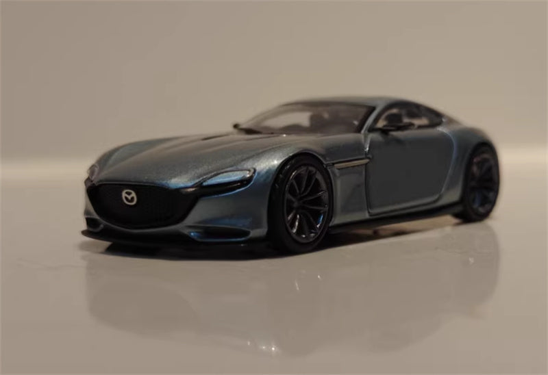 Rhino Model MAZDA RX-VISION Concept Metal gray Limited Edition 799PCS ONLY 1:64 Car Pre-built Model view3