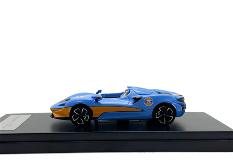 LCD-MODELS McLaren ELVA Blue Orange Gulf Open Top Super Car 1:64 car Pre-built Model view4