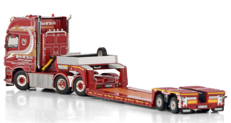 WSI DAF XF SUPER SPACE CAB 6X2 TAG AXLE EURO PX LOW LOADER - 2 AXLE John O'Neill 1:50 Model