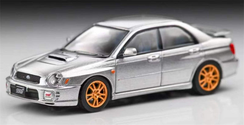 1:64 Subaru Impreza WRX STI 7th Generation Sedan  Silver Gray Furuya DIECAST Model