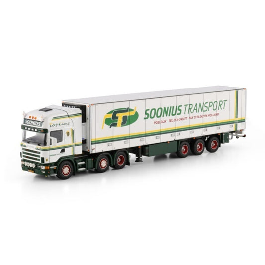 1:50 SCANIA SOONIUS 4 series 6X2 REEFER TRAILER 3 AXLE WSI   Diecast Model