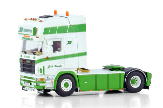 WSI SCANIA 4 SERIES TOPLINE 4X2 JLB Trans 1:50 Truck Pre-built Model