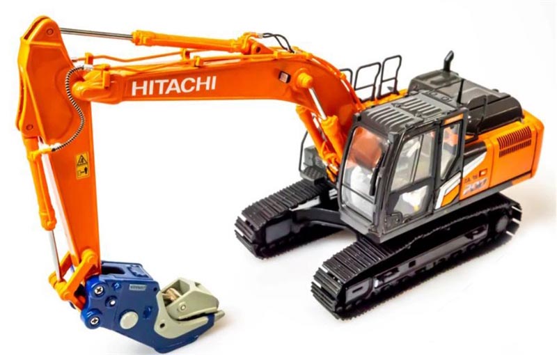 1:50   ZX200-7 Hitachi Open door version w/ hydraulic shear  Diecast Model
