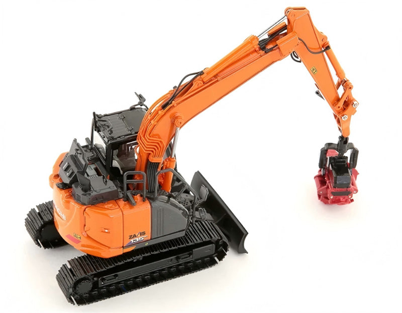 1:50 ZX135US-6 forestry processor HITACHI DIECAST Model