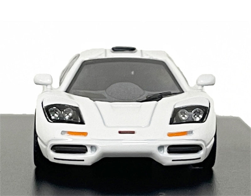 LCD-MODELS Mclaren F1 Super Car Pearl White 1:64 car Pre-built Model view3