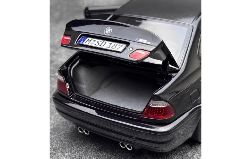 1:18 BMW M3 E46 CLS Norev Black Diecast Model view9