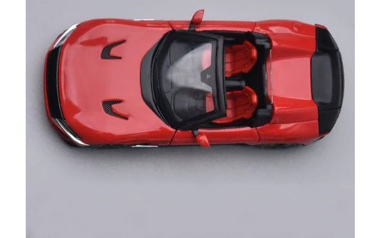 1:64 Ferrari 12 Cilindri Spider  Convertible standard red Phantom Knight  Limited Edition 999PCS ONLY DIECAST Model