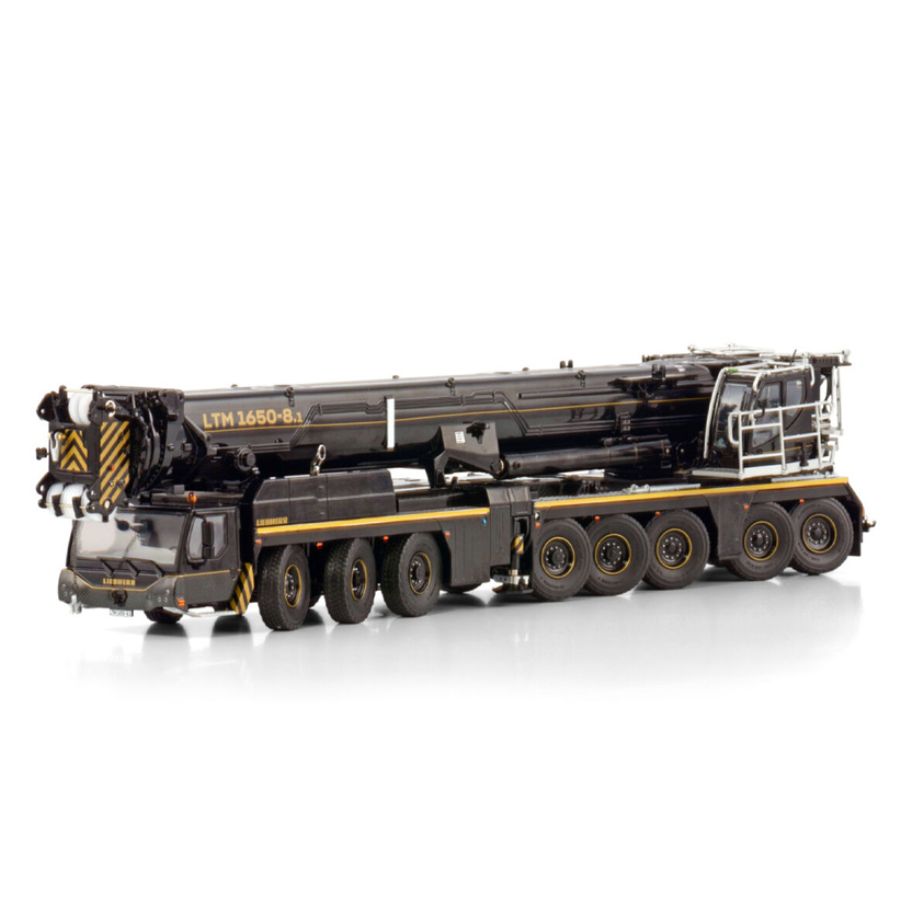 WSI  LIEBHERR LTM 1650-8.1 Crane BLACK/GOLD EDITION Premium Line 1:50 DIECAST Truck Lorry