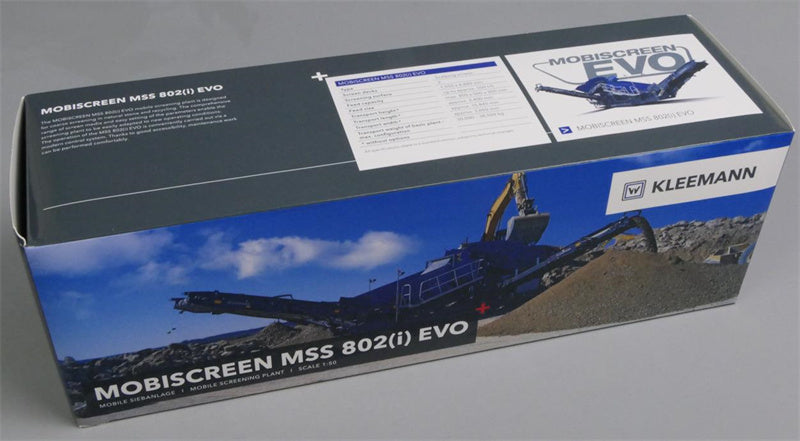 NZG Kleemann MSS802 i Evo Mobile Screening Plant 1/50 DIECAST Truck Lorry