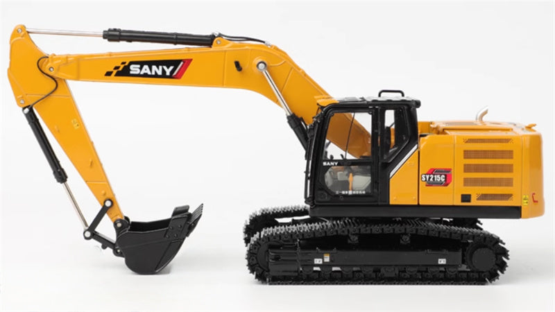SANY SY215C-12 New Excavator Limited Edition Yellow 1:35 Truck Pre-built Model