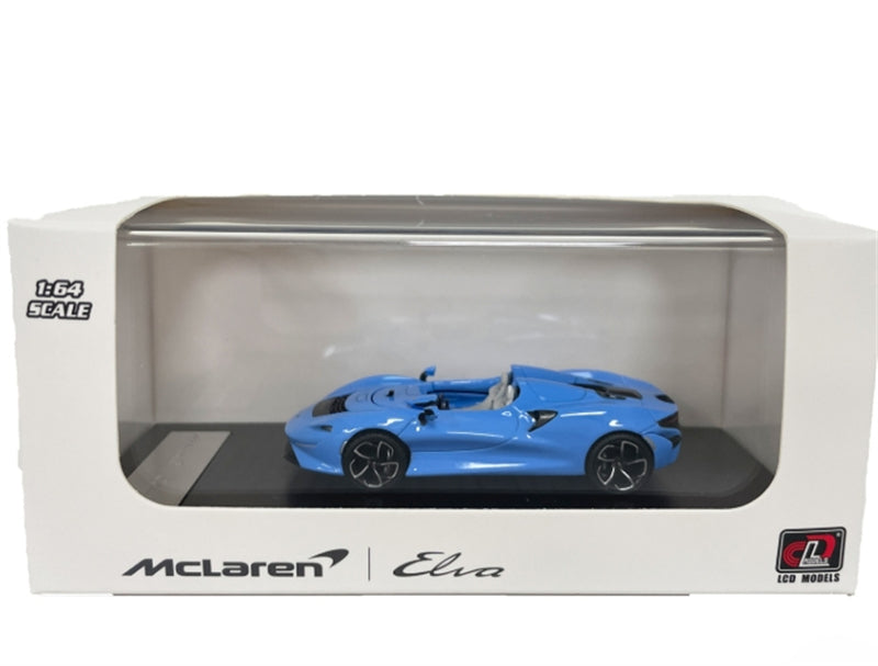 LCD-MODELS McLaren ELVA LIGHT BLUE Open Top Super Car 1:64 car Pre-built Model view6