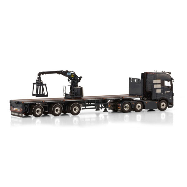 1:50 VOLVO FEREX SOLID BASE FH5 6X2 BRICK TRAILER 3 AXLE WSI   Diecast Model