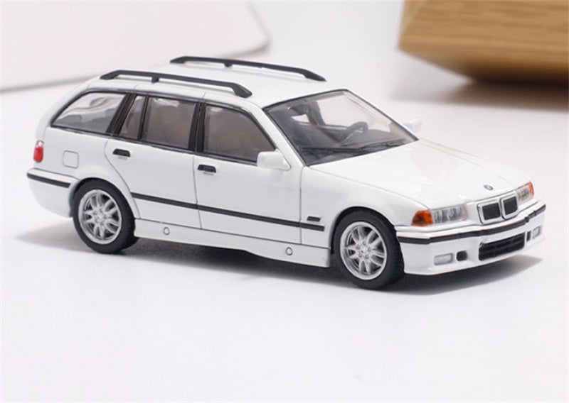 Mortal BMW E36 WAGON Foshan Exhibition Edition White 1:64 Car Pre-built Model view4
