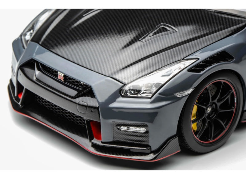 1:18 Nissan GT-R NISMO R35 2022 NISMO Stealth Gray MOTORHELIX Special Edition Limited Edition 999PCS ONLY DIECAST Model