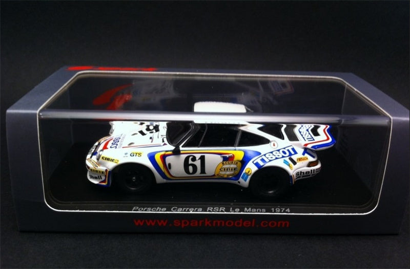 Spark Porsche Carrera RSR #61 Le Mans 1974 1:43 Car Pre-built Model view5