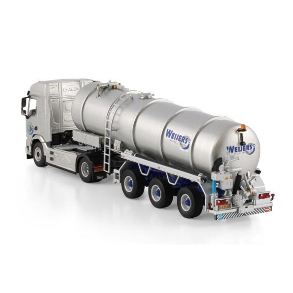 1:50 DAF WEIJERS RIOOLTECHNIEK XF 4X2 TANK TRAILER 3 AXLE WSI   Diecast Model