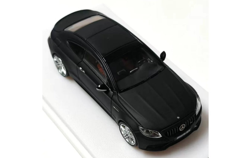 1:64 Mercedes-Benz AMG C63s  Matte Black Warrior Howie Model   DIECAST Model