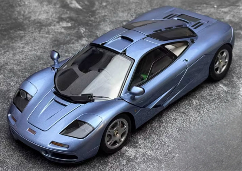 LCD-MODELS McLaren Racing XP5 Supercar baby blue 1:18 Car Pre-built Model view7