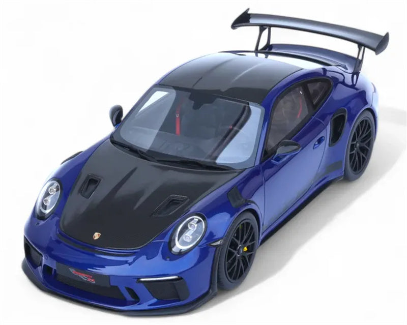 1:18 PORSCHE 911 (991.2) GT3 RS WP COUPE  Blue - black lid  GT SPIRIT Limited Edition Resin Car Model